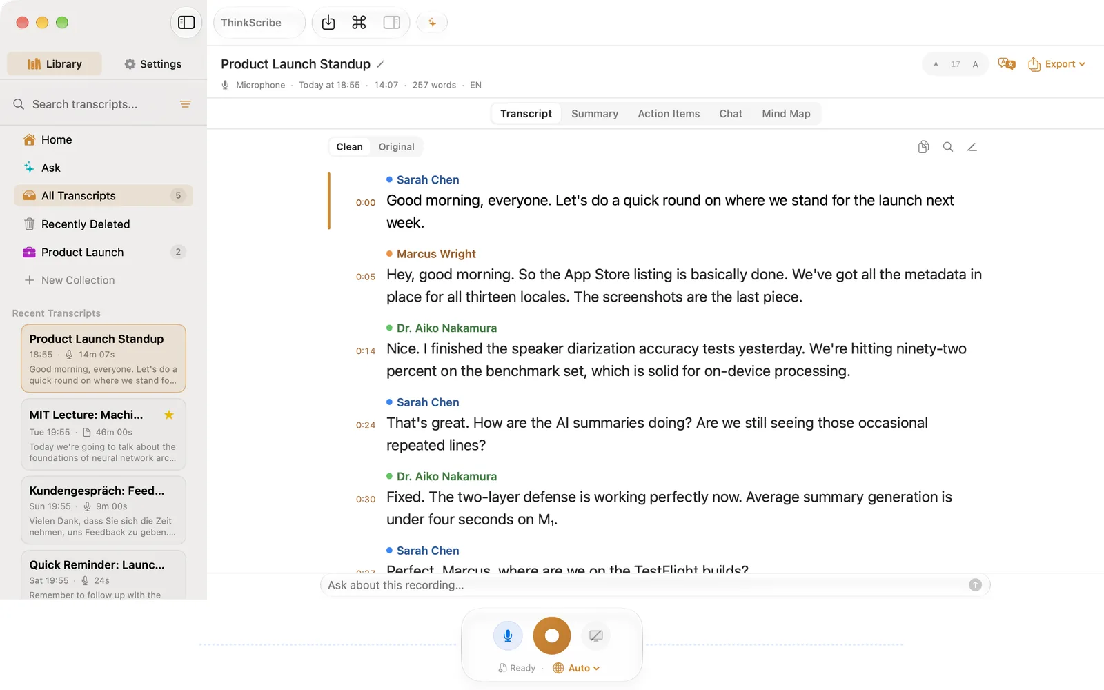 ThinkScribe for Mac
